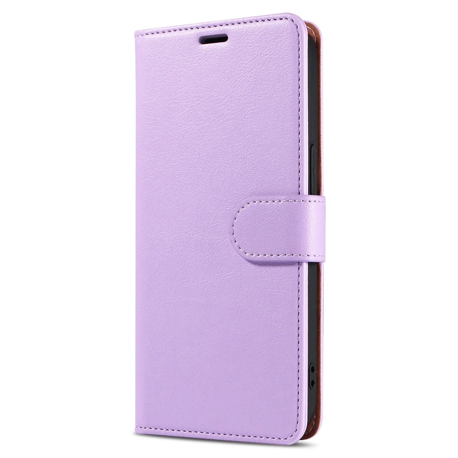 001 For iPhone 15 Pro RFID Blocking Wallet  Magnetic Closure Phone Case PU Leather Stand Cover