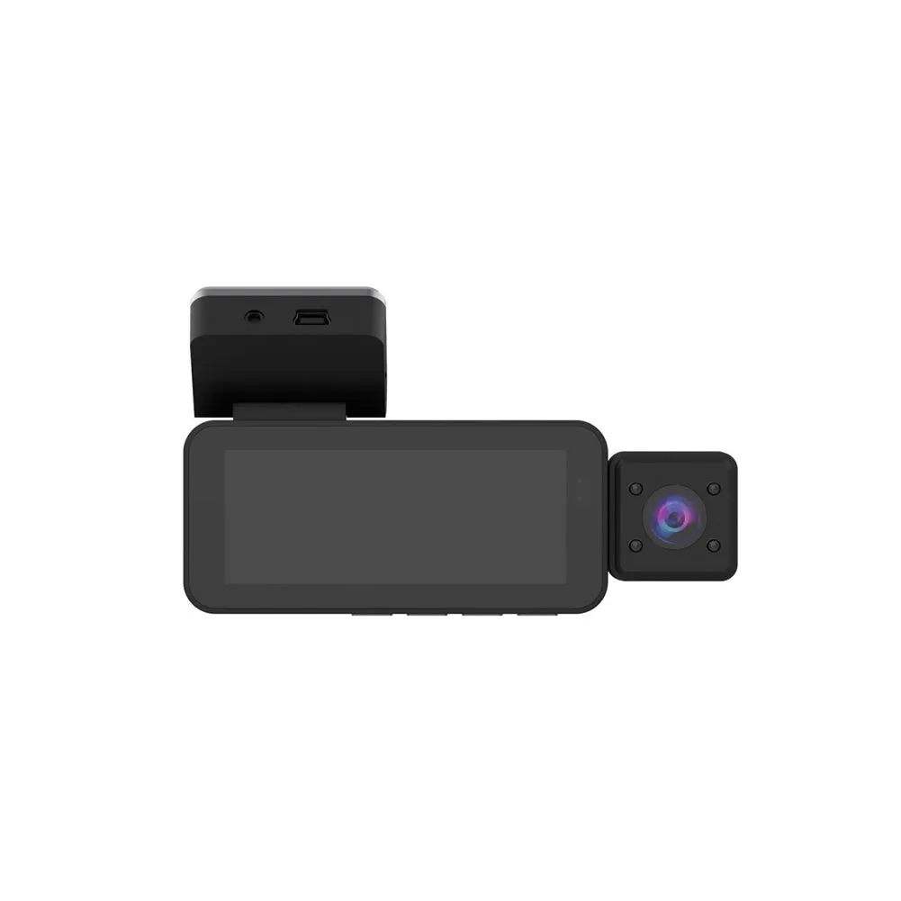 1080P 3 Lens Dash Camera Front Inside And Rear HD Night Vision