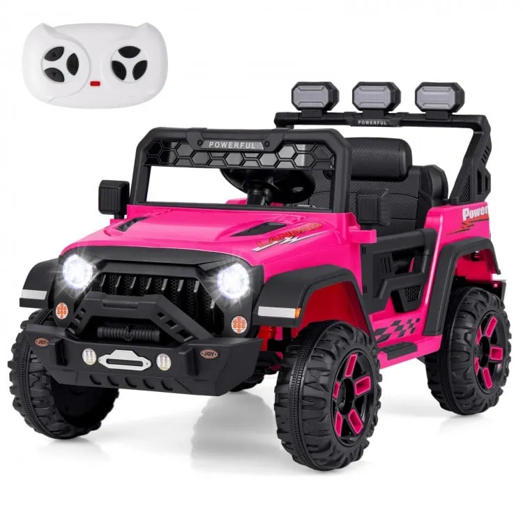 12V Electric Kids Ride on Truck with Remote Control and Music