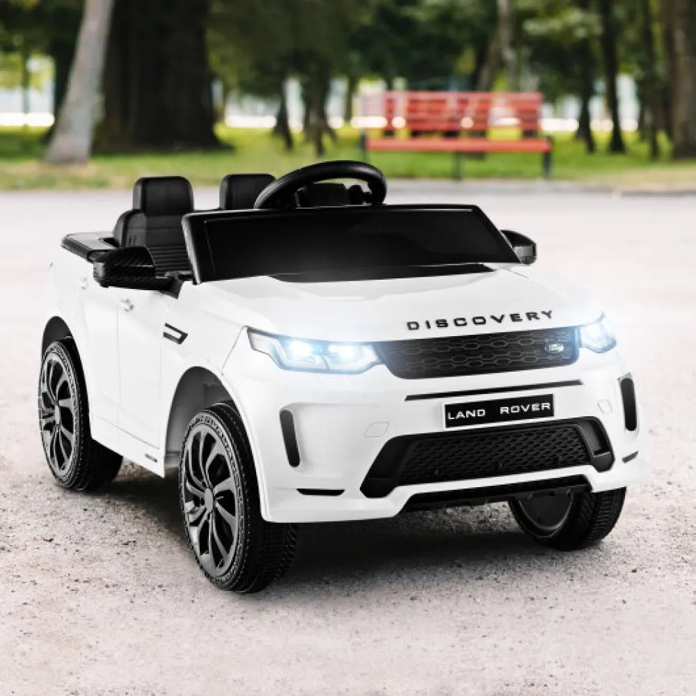 12V Kids Ride On Car with Remote Control Lockable Doors Slow Start System and LED Lights-Black