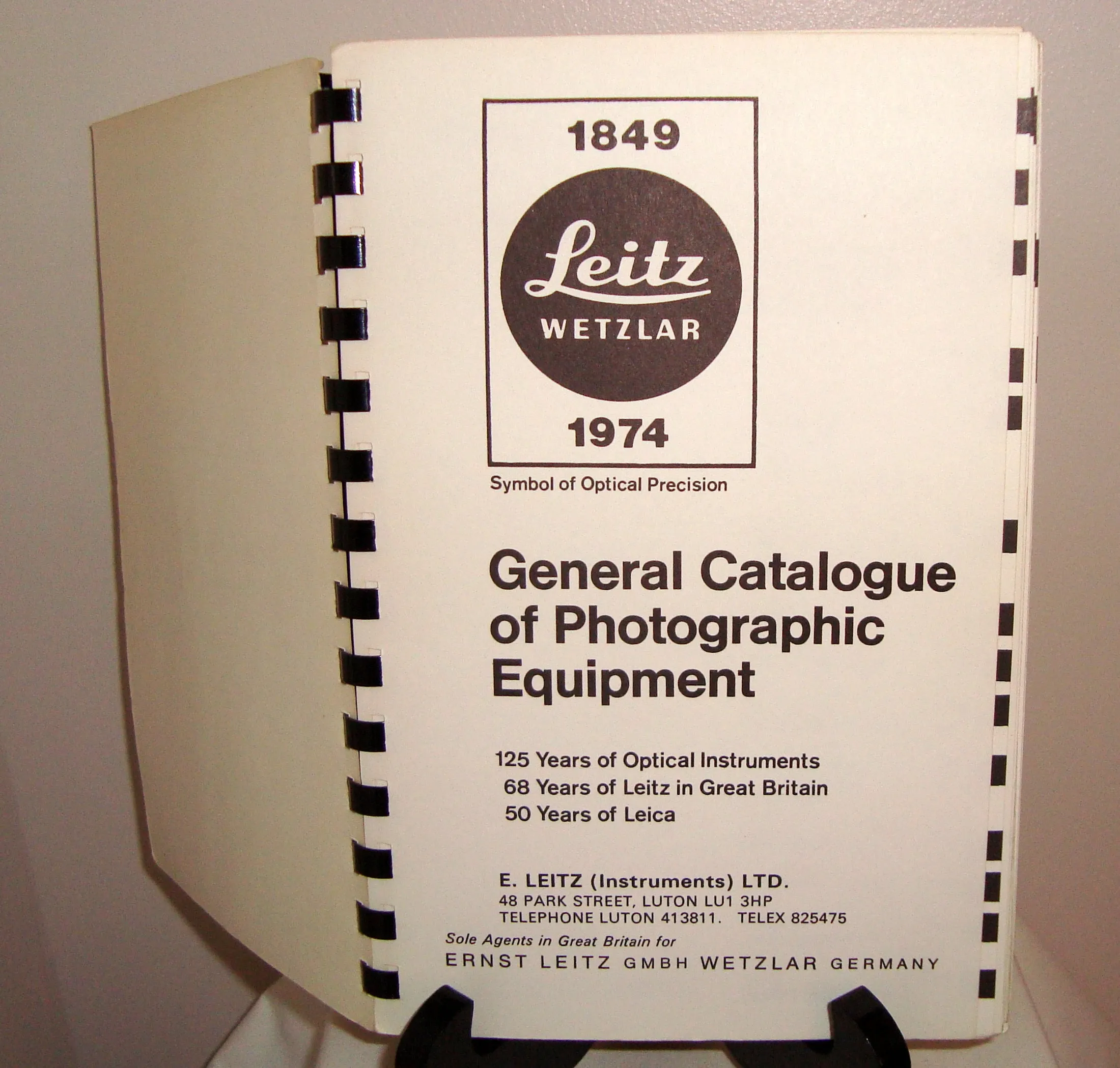 1974 Leica 50th Anniversary General Catalogue of Photographic Equipment