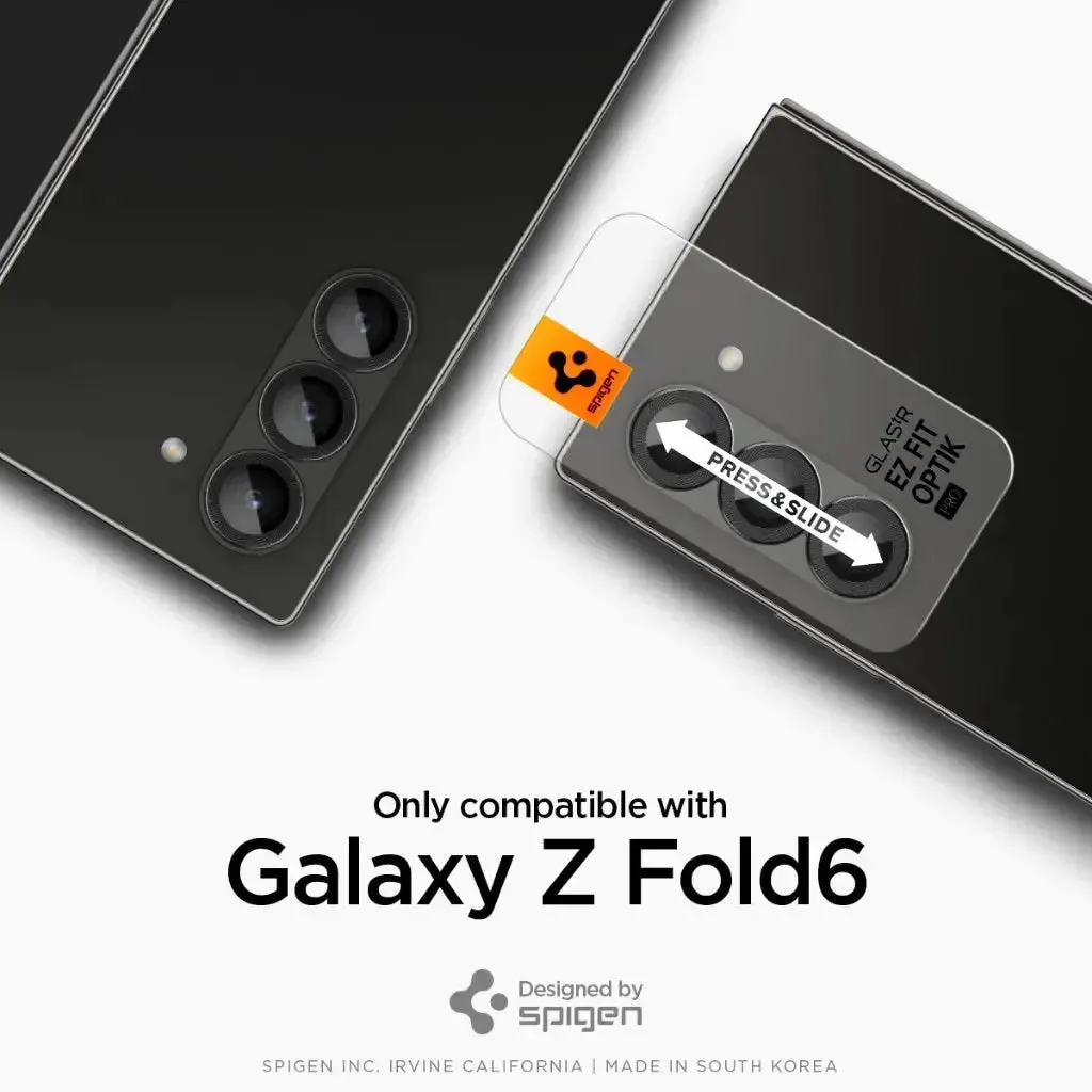 [2 Pack] Galaxy Z Fold 6 Camera Lens Protector EZ Fit Optik Pro