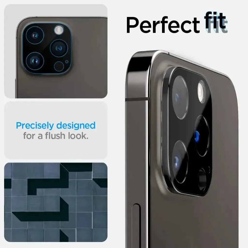 [2 Pack] iPhone 16 Pro Max / 16 Pro / 15 Pro Max / 15 Pro / 14 Pro Max / 14 Pro Camera Lens Protector