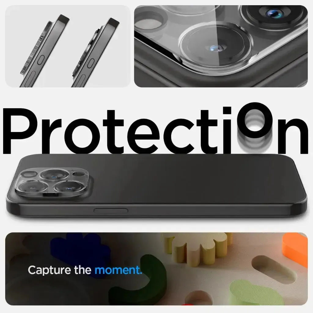 [2 Pack] iPhone 16 Pro Max / 16 Pro / 15 Pro Max / 15 Pro / 14 Pro Max / 14 Pro Camera Lens Protector