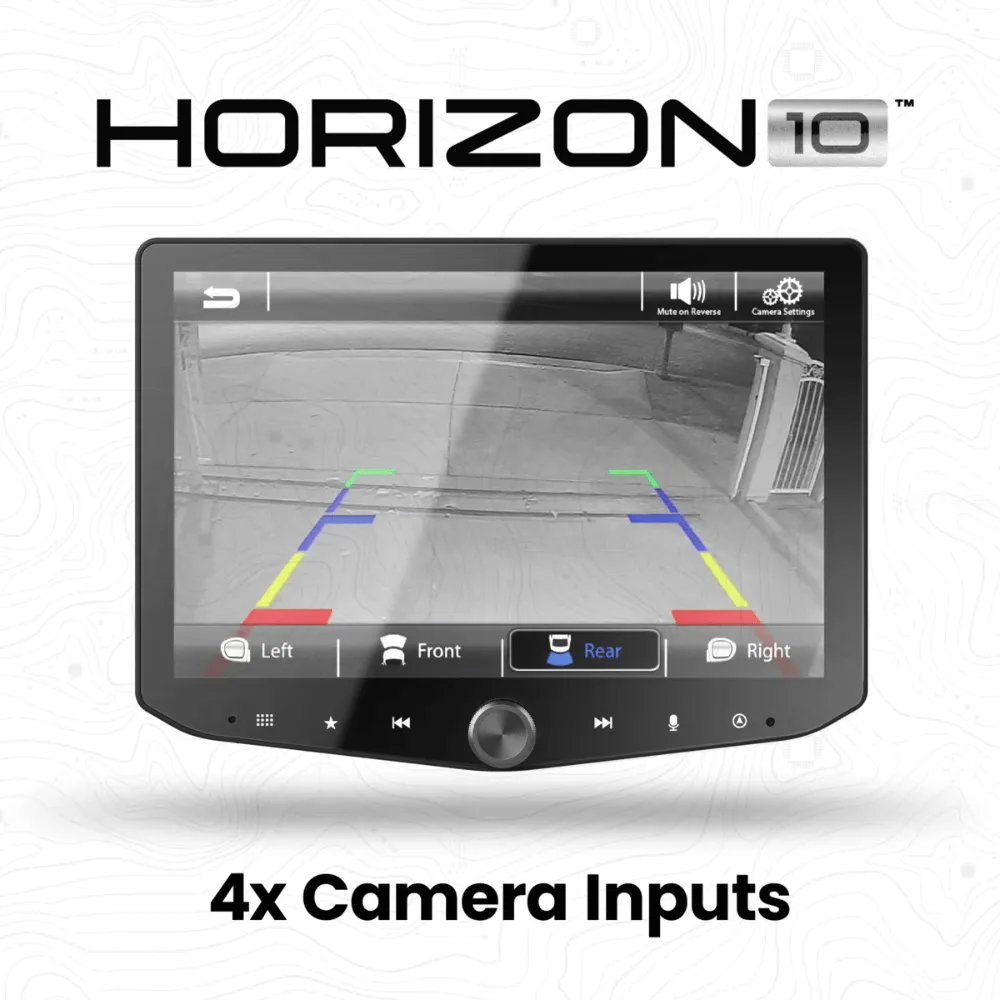 2016-2023 Toyota Tacoma Radio Replacement Kit - Includes 10" Horizon 10 Touchscreen Radio & Plug and Play Installation