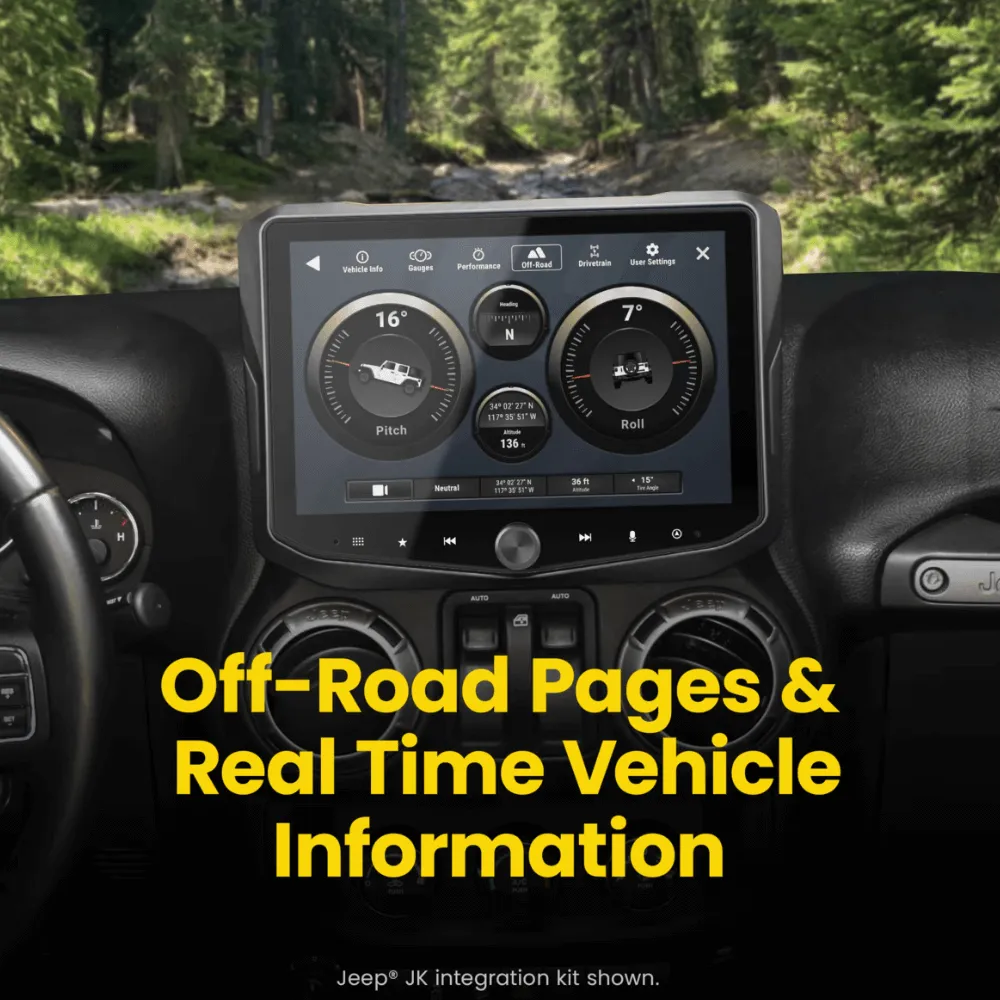 2016-2023 Toyota Tacoma Radio Replacement Kit - Includes 10" Horizon 10 Touchscreen Radio & Plug and Play Installation