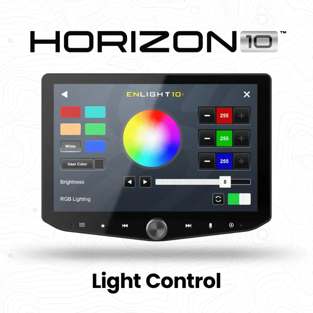 2016-2023 Toyota Tacoma Radio Replacement Kit - Includes 10" Horizon 10 Touchscreen Radio & Plug and Play Installation