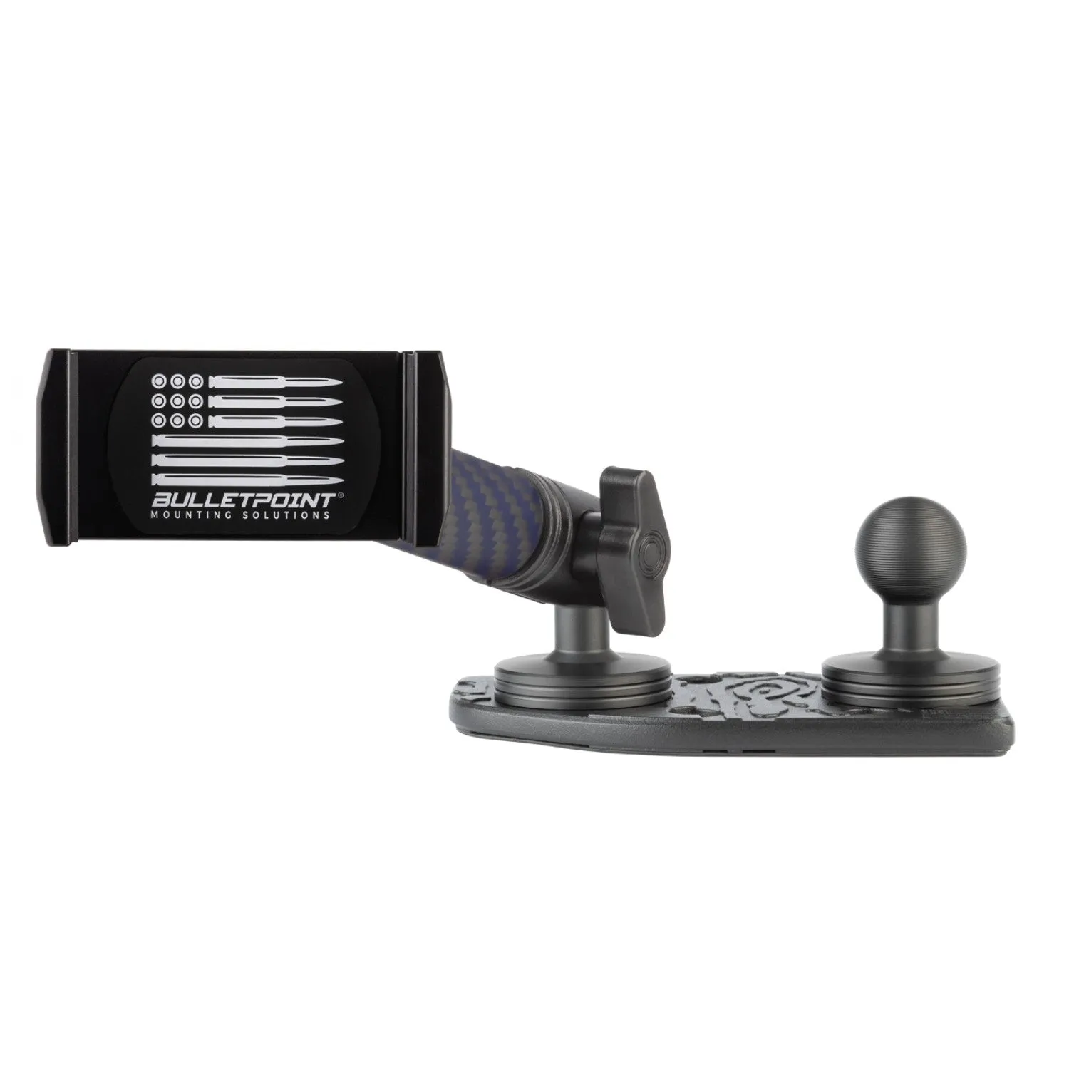 2024  Jeep Wrangler JL & Jeep Gladiator Driver Side Dual Ball Metal Dash Mount Phone Holder
