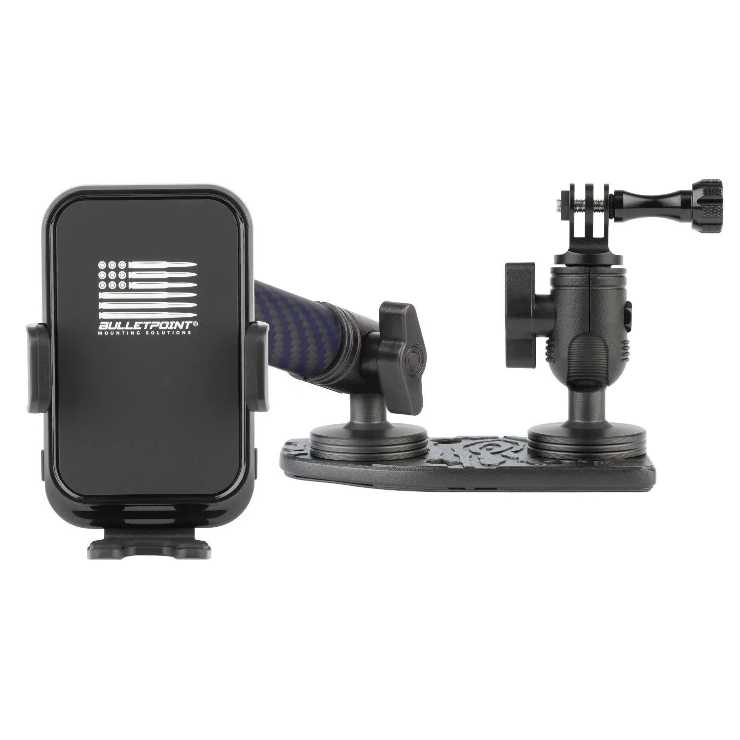 2024  Jeep Wrangler JL & Jeep Gladiator Driver Side Dual Ball Metal Dash Mount Phone Holder