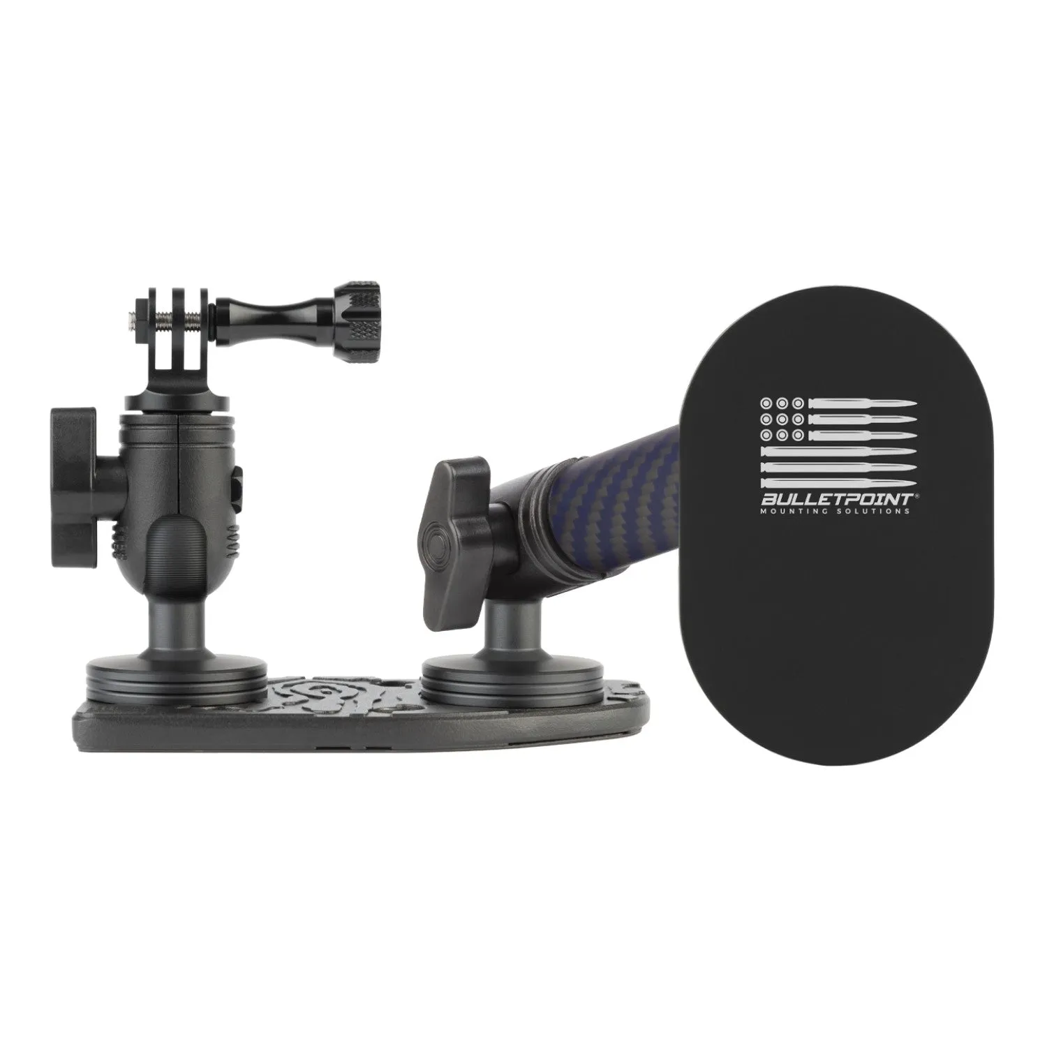 2024  Jeep Wrangler JL & Jeep Gladiator Passenger Side Dual Ball Metal Dash Mount Phone Holder