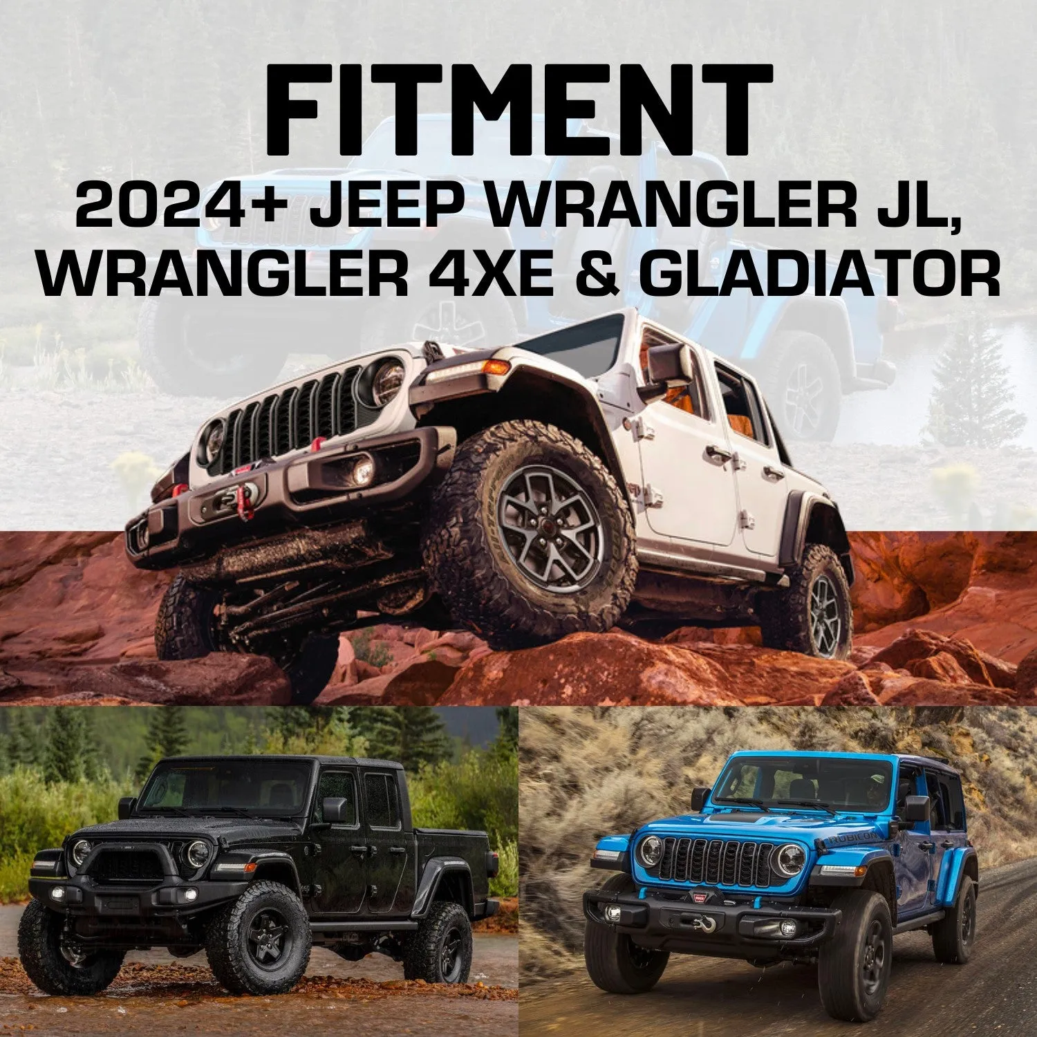 2024  Jeep Wrangler JL & Jeep Gladiator Passenger Side Dual Ball Metal Dash Mount Phone Holder