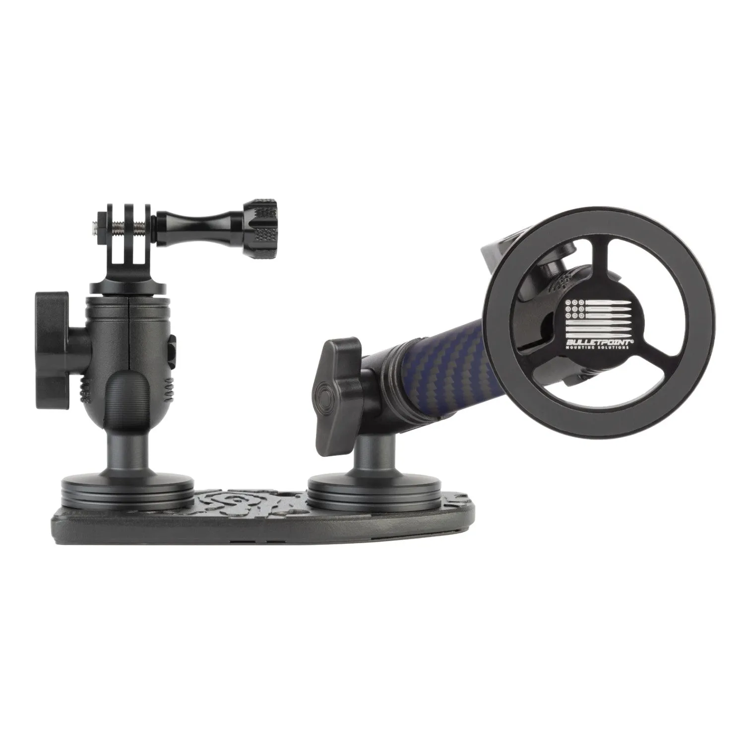 2024  Jeep Wrangler JL & Jeep Gladiator Passenger Side Dual Ball Metal Dash Mount Phone Holder