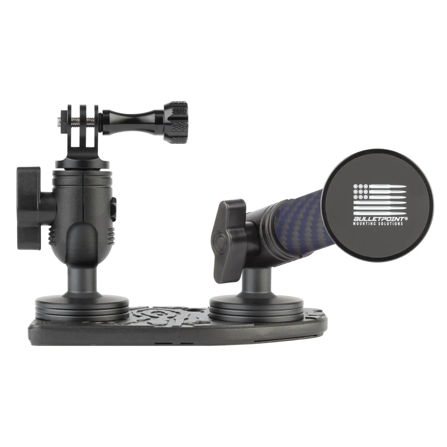 2024  Jeep Wrangler JL & Jeep Gladiator Passenger Side Dual Ball Metal Dash Mount Phone Holder