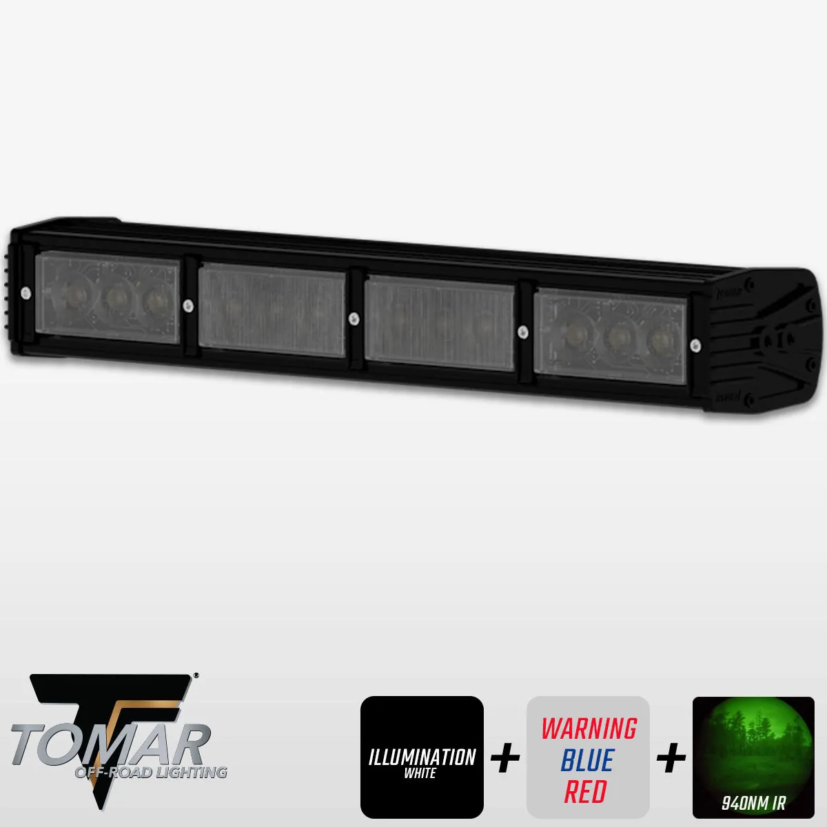 20" TRT Series Warning & Infrared LED Light Bar