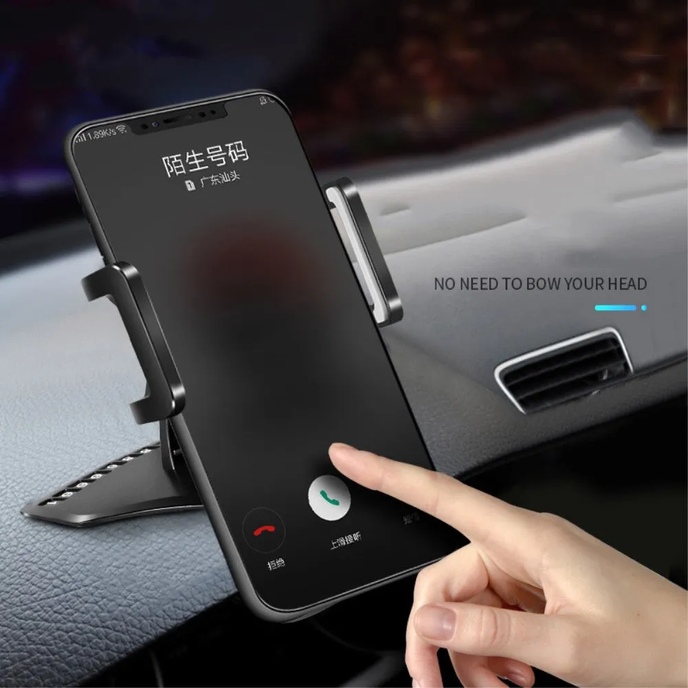 3 in 1 Car GPS Smartphone Holder: Dashboard / Visor Clamp   AC Grid Clip for Oppo Mirror 3 - Black