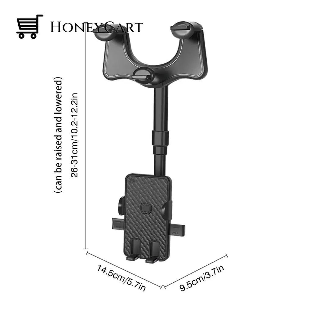 360° Rearview Mirror Phone Holder