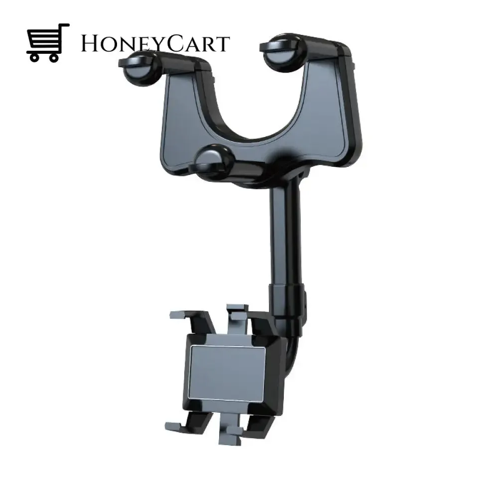 360° Rearview Mirror Phone Holder