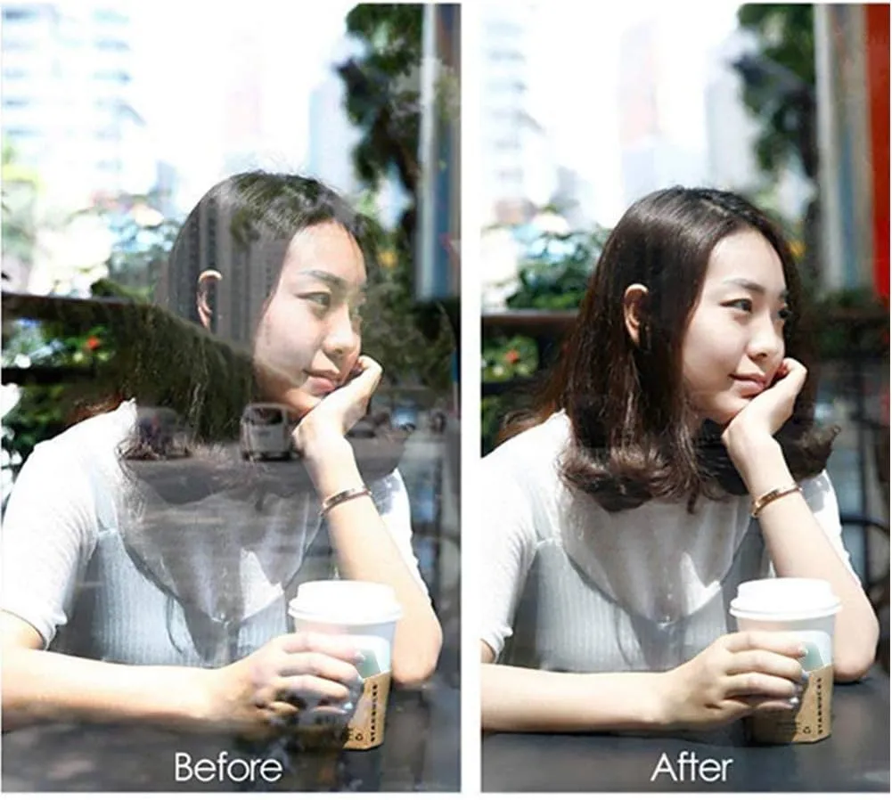 37mm CPL Phone Camera Lens, Universal Polarizer Clip-On Cellphone CPL Filter Compatible with iPhoneSamsung/Android Smartphones