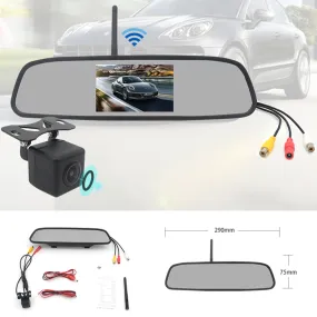 4.3 inches 2.4G Wireless Visual Astern Rearview Mirror Wireless