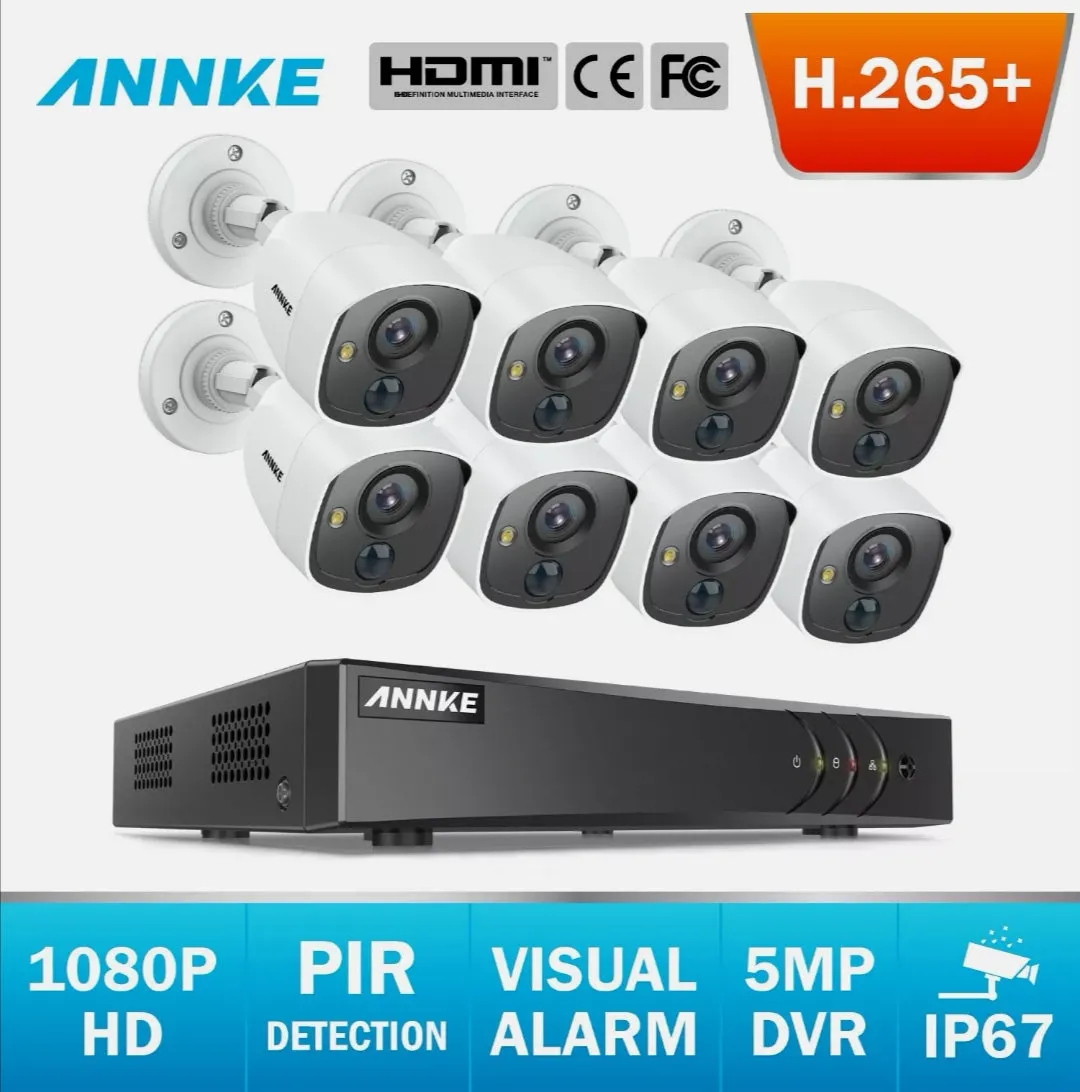 4K Ultra HD 8CH DVR Home Security Camera Kit