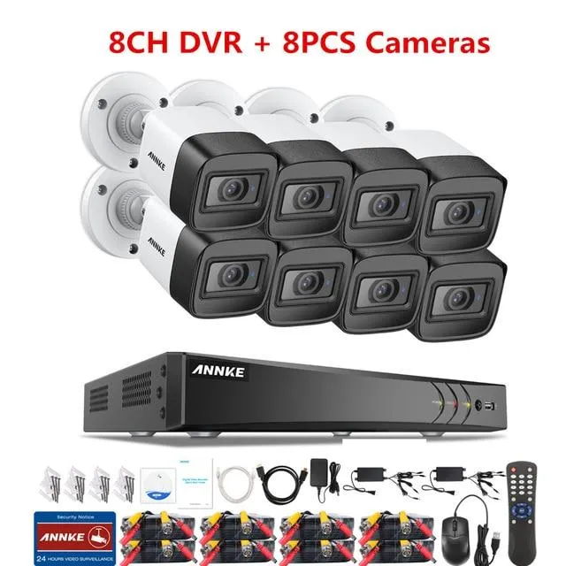 4K Ultra HD 8CH DVR Home Security Camera Kit