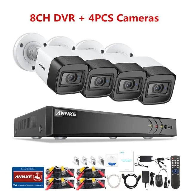 4K Ultra HD 8CH DVR Home Security Camera Kit