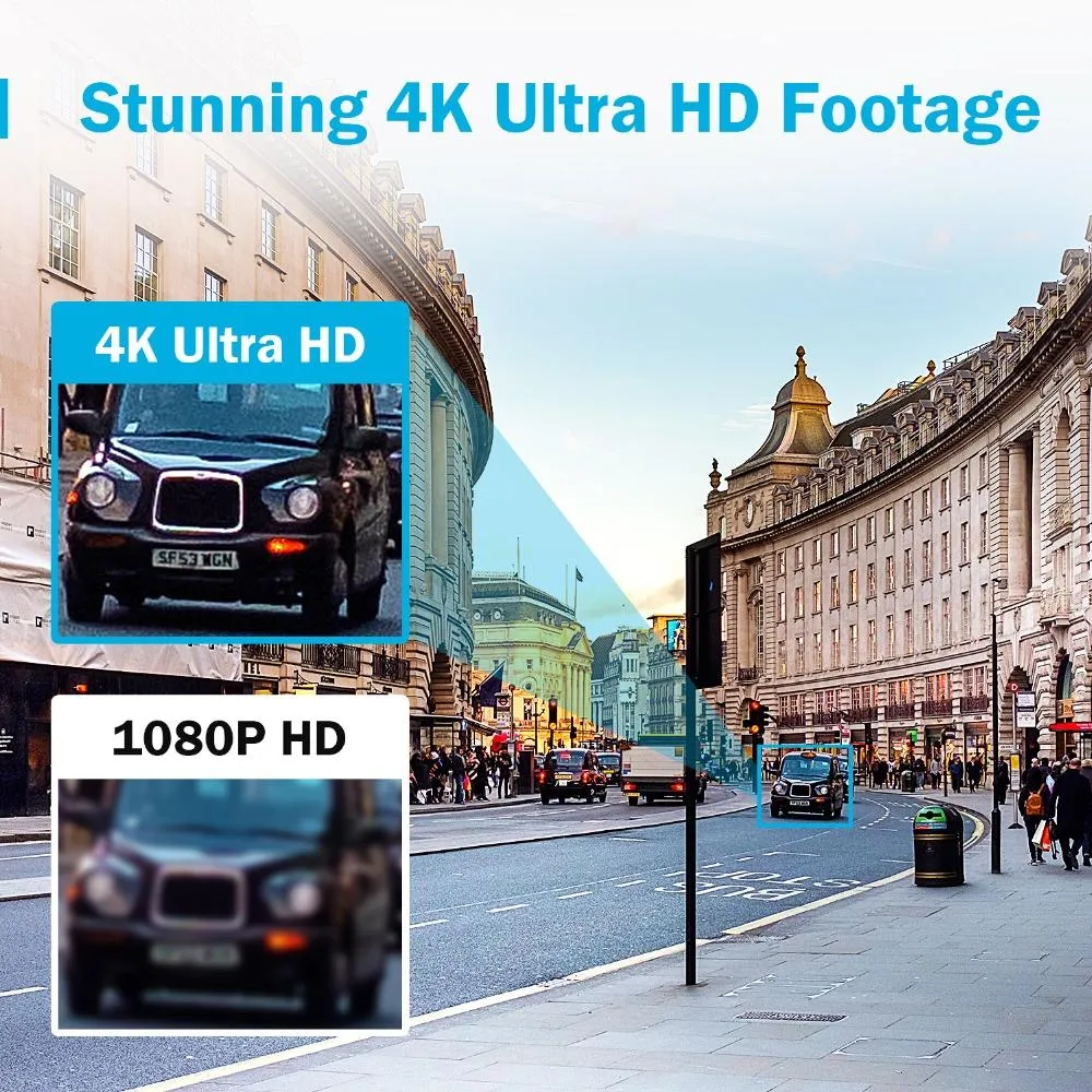 4K Ultra HD 8CH DVR Home Security Camera Kit