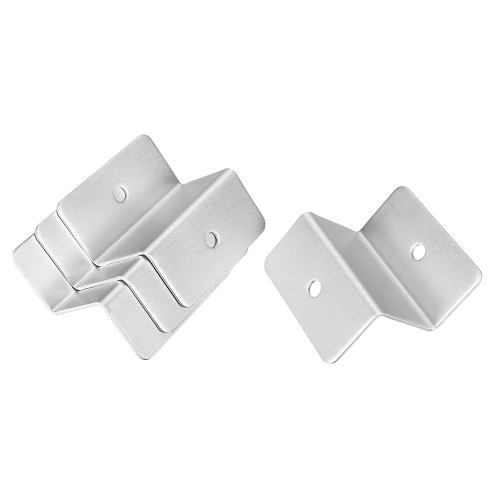 4pcs ZB-01 Solar Panel Mounting Z Brackets Aluminum Alloy Tools Kit for Solar Panels - Motorhomes and Yachts