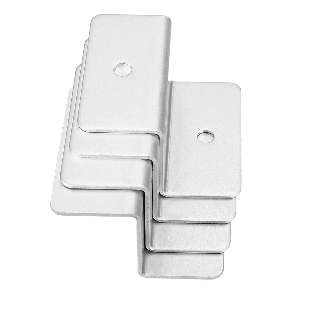 4pcs ZB-01 Solar Panel Mounting Z Brackets Aluminum Alloy Tools Kit for Solar Panels - Motorhomes and Yachts