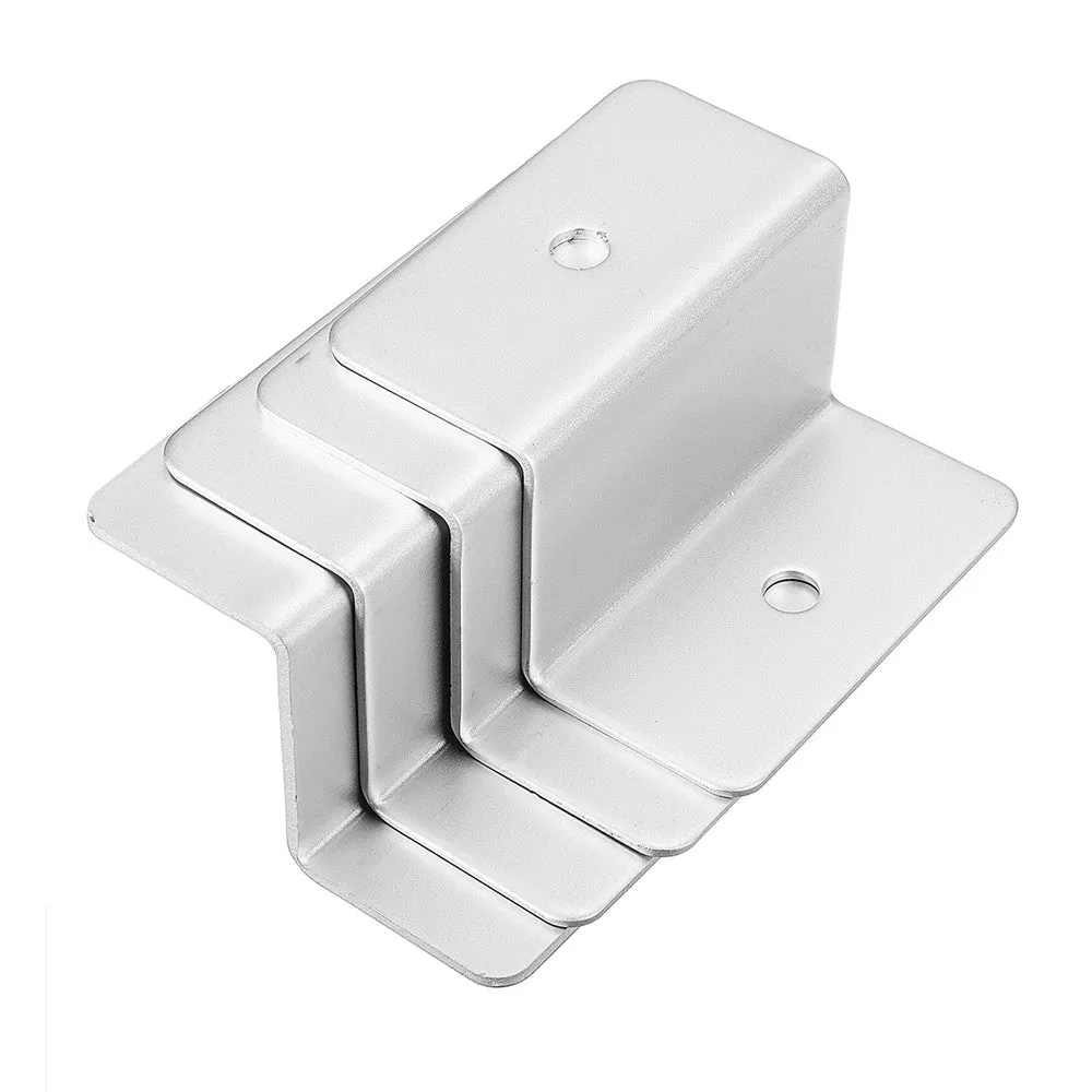 4pcs ZB-01 Solar Panel Mounting Z Brackets Aluminum Alloy Tools Kit for Solar Panels - Motorhomes and Yachts