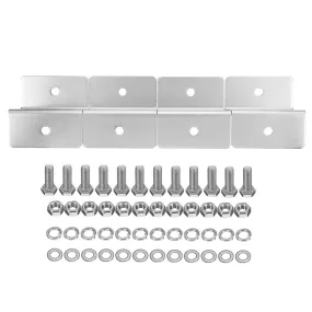4pcs ZB-01 Solar Panel Mounting Z Brackets Aluminum Alloy Tools Kit for Solar Panels - Motorhomes and Yachts