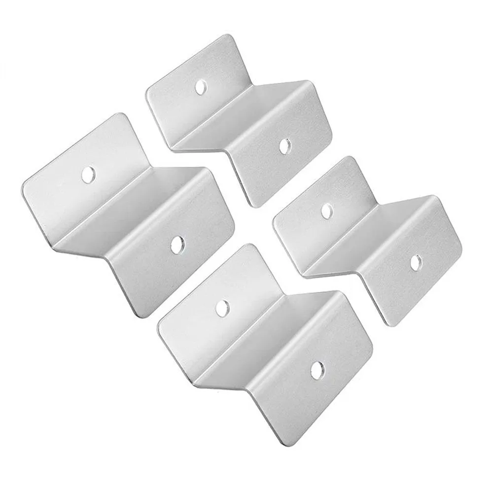 4pcs ZB-01 Solar Panel Mounting Z Brackets Aluminum Alloy Tools Kit for Solar Panels - Motorhomes and Yachts