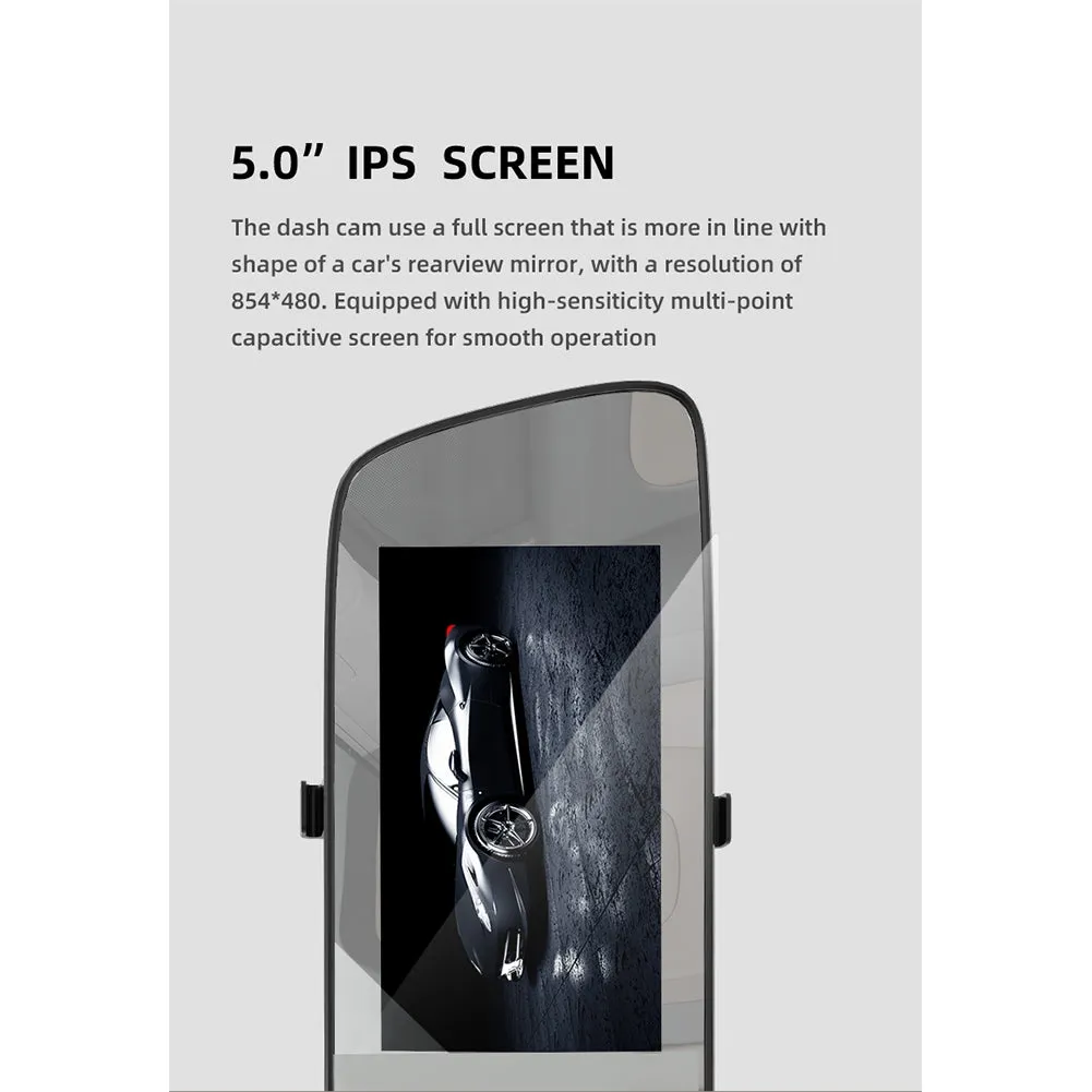 A5 4.5 Inch IPS Screen Full HD Car DVR Camera Auto Front Rearview