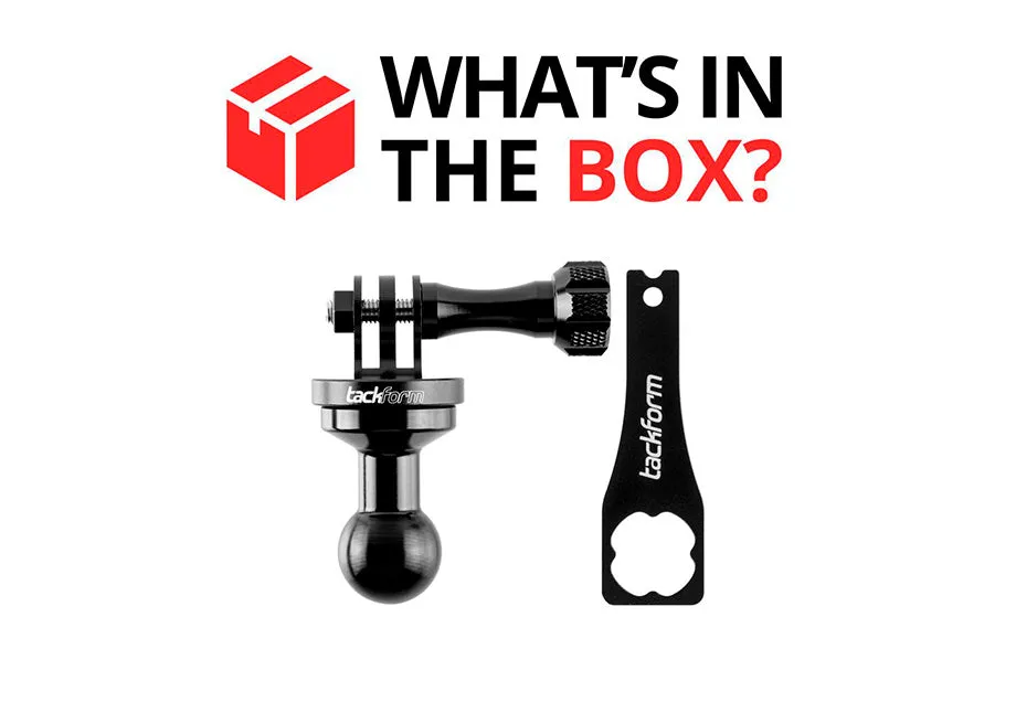 Action Camera Holder | 3.5" Arm | Grabs 20mm Ball