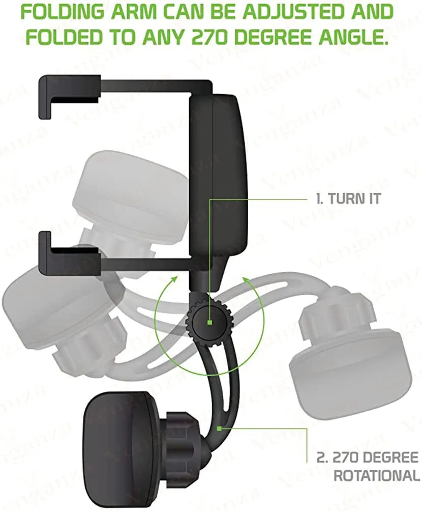 Adjustable Car Rearview Mirror Phone Holder Stand
