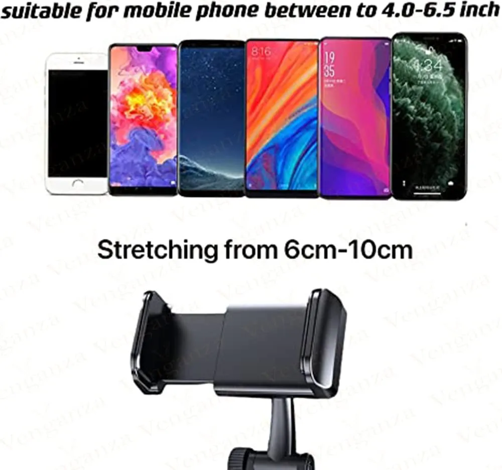 Adjustable Car Rearview Mirror Phone Holder Stand