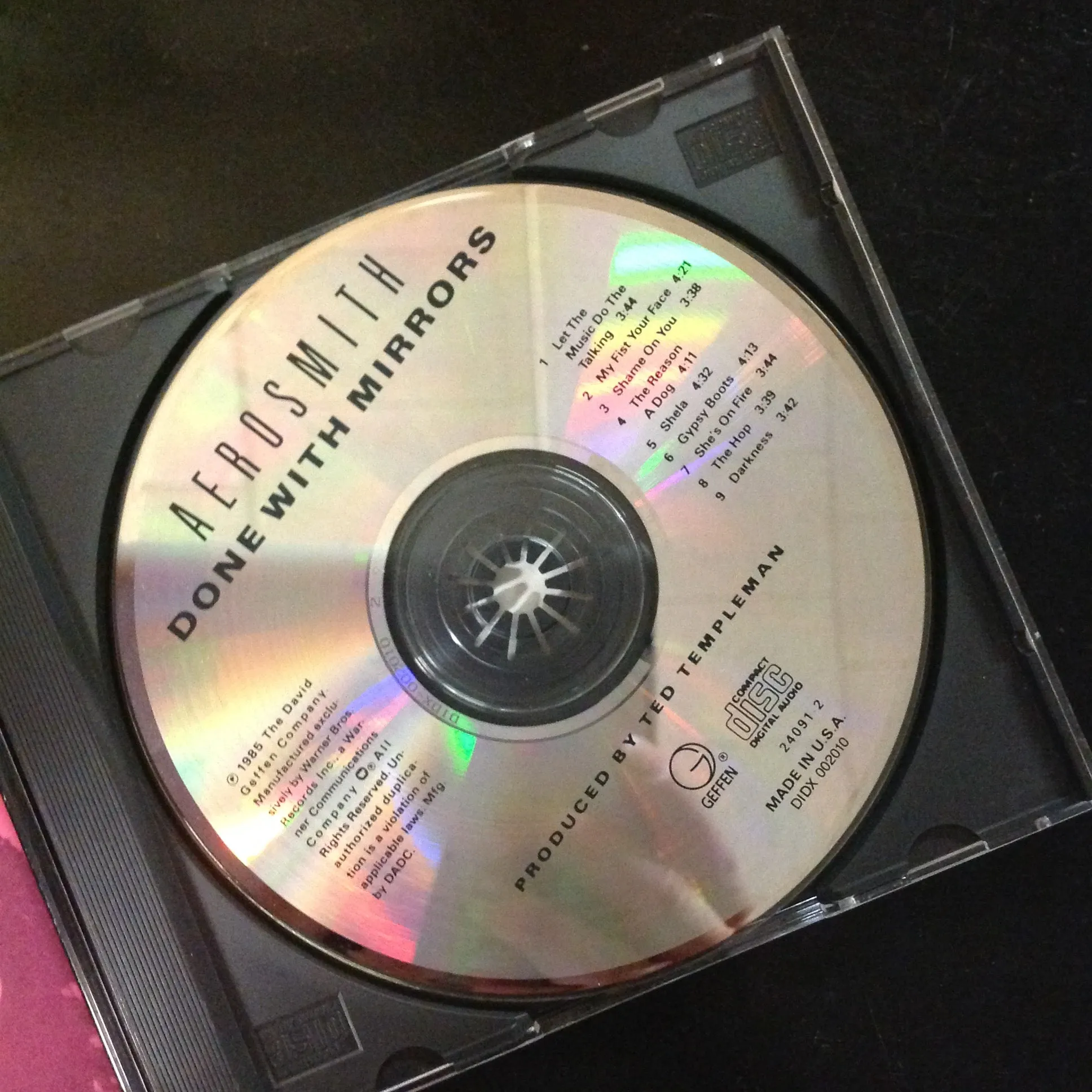 Aerosmith - Done With Mirrors *Single #248