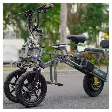 Afreda S6| A Fold-in-1s Reverse 3-wheeler for all terrains Electric Trike