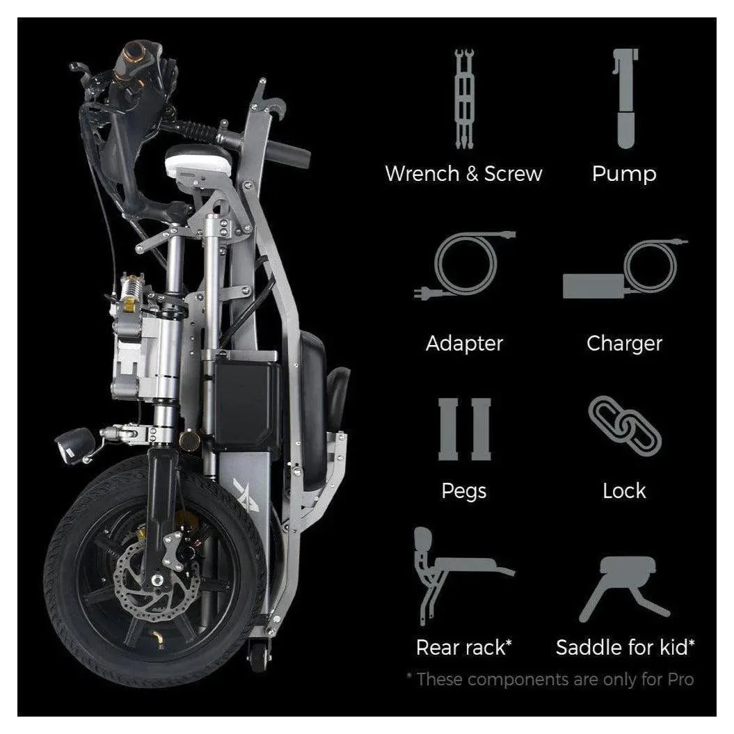 Afreda S6| A Fold-in-1s Reverse 3-wheeler for all terrains Electric Trike