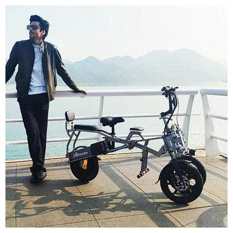 Afreda S6| A Fold-in-1s Reverse 3-wheeler for all terrains Electric Trike