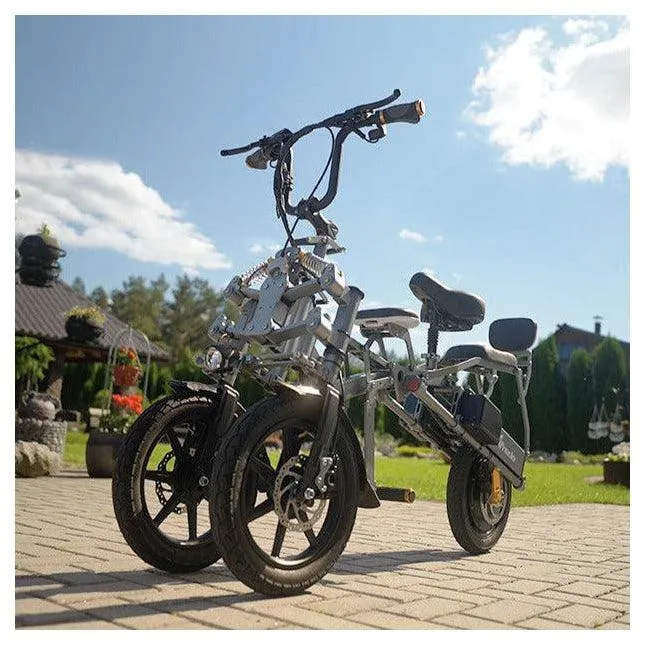 Afreda S6| A Fold-in-1s Reverse 3-wheeler for all terrains Electric Trike