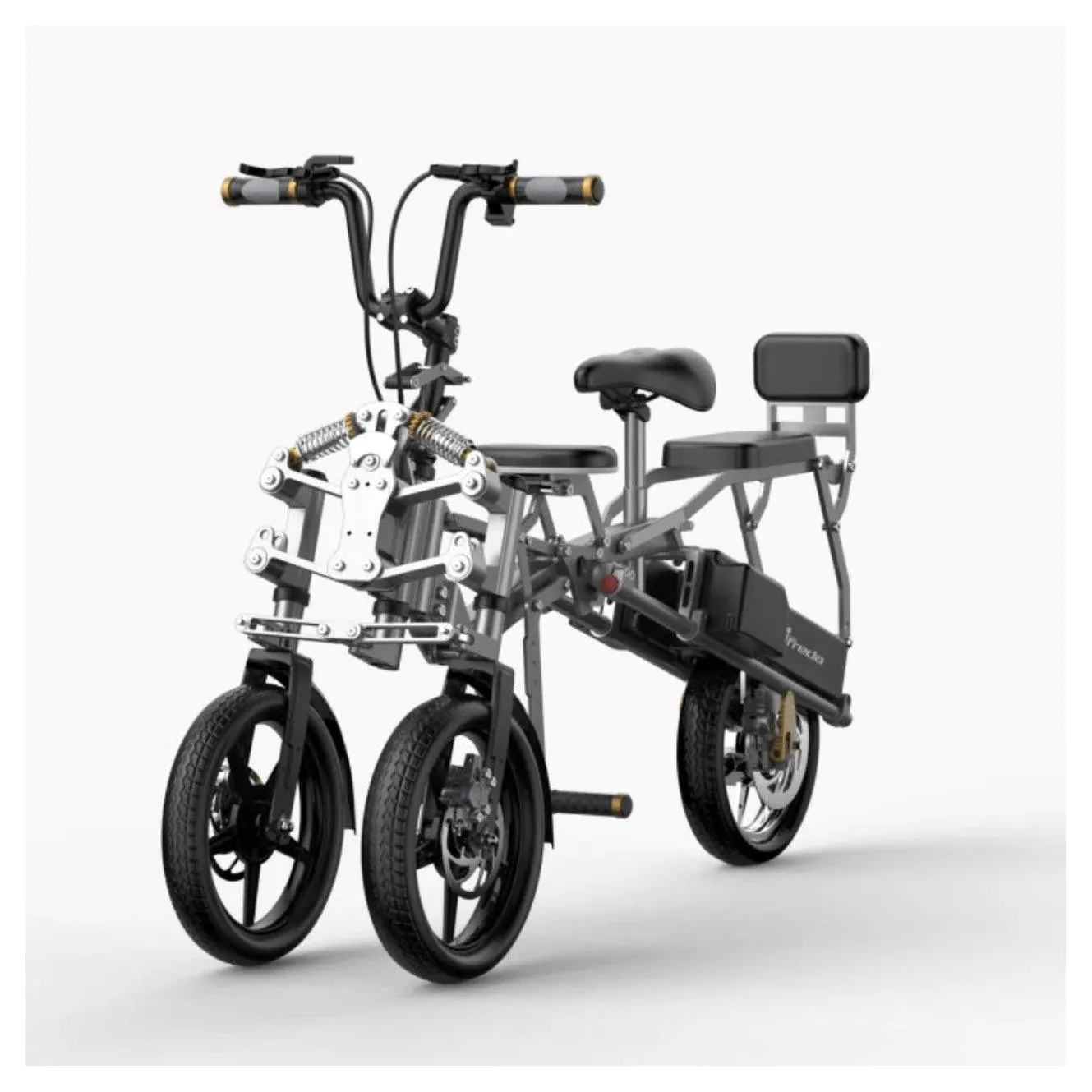 Afreda S6| A Fold-in-1s Reverse 3-wheeler for all terrains Electric Trike