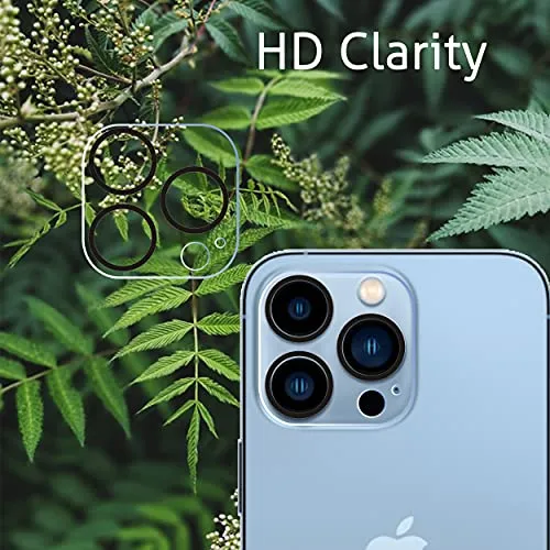 Ailun 2Pack Screen Protector Compatible for iPhone 13 Pro [6.1 inch] Display 2021   2 Pack Camera Lens Protector,Tempered Glass Film,[9H Hardness] - HD [Not for iPhone 13 Pro Max]