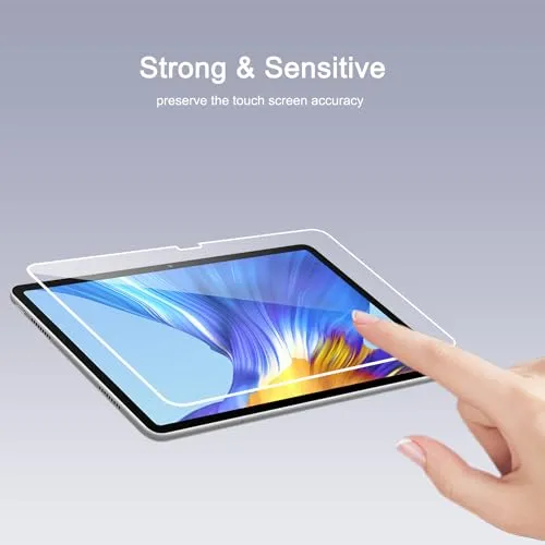 Ailun Screen Protector for iPad Pro 11 inch 2024 5th Generation 2 Pack   2 Pack Camera Lens Protector,Tempered Glass 0.33mm,Face ID & Apple Pencil & Case Compatible [4 Pack]