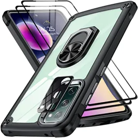 ANTSHARE for Samsung Galaxy S20 FE Case,S20 Fe Case with 2 Pack Screen Protector   1 Pack Camera Protector,Slim Protective Case with Kickstand Clear Hard Back Soft Bumper for Galaxy S20 FE 5G (Green)