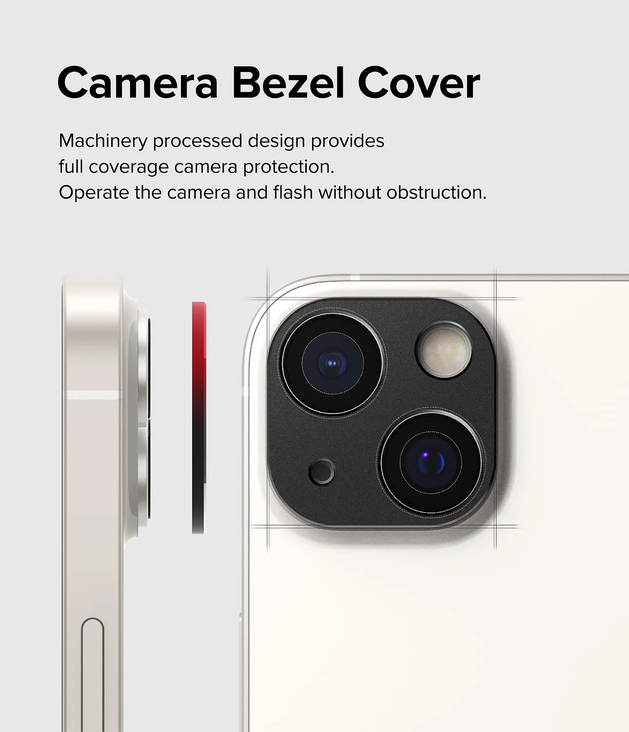 Apple iPhone 14 / 14 Plus Lens protectors| Camera Styling| Black