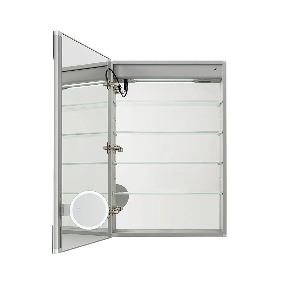 Aquadom Edge Royale 24x32 Right or Left Hinge LED Lighted Medicine Cabinet