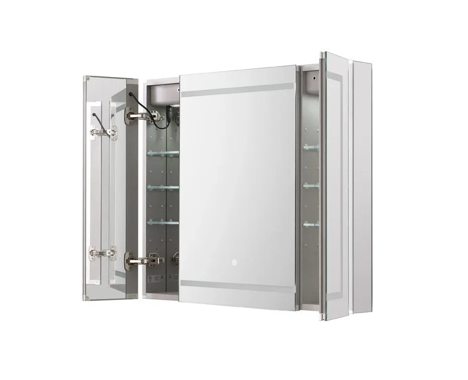 Aquadom Royale Plus 48x36 LED Lighted Triple Door Medicine Cabinet