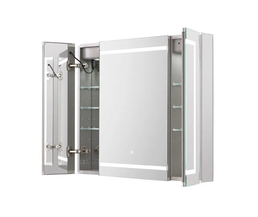 Aquadom Royale Plus 48x36 LED Lighted Triple Door Medicine Cabinet