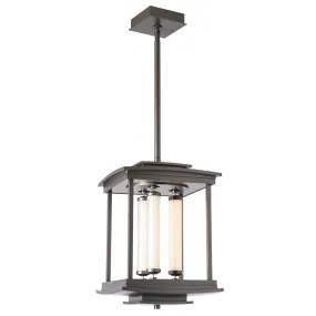 Athena 3-Light LED Lantern in Dark Smoke